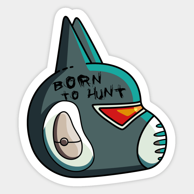 Final Space Avocato Born To Hunt Sticker by freeves